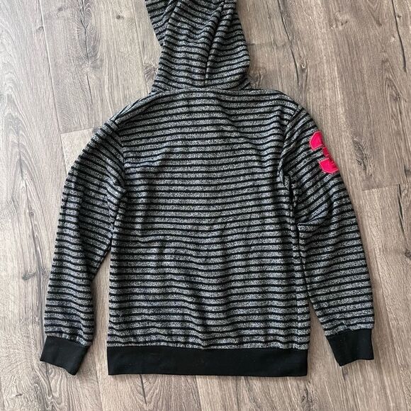 U.S Polo Assn Boys Hooded Striped Jacket Size 10-12 - Picture 3 of 6